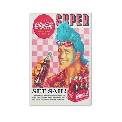 UCU Anime Posters One Pie Franky Poster for Bedroom Aesthetic Wall Decor Canvas Wall Art Gift Print 12x18inch(30x45cm)