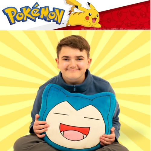 Franco Anime Gaming Bedding Super Soft Cozy Plush Decorative Pillow, One Size, Snorlax