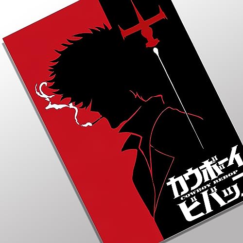 SOPIOTER Cowboy Bebop Anime Merchandise Gifts Posters Unframed Version Hd Poster For Living Room Bedroom Club Wall Art Decor Unframe 12x18inch(30x45cm)