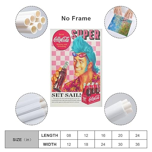 UCU Anime Posters One Pie Franky Poster for Bedroom Aesthetic Wall Decor Canvas Wall Art Gift Print 12x18inch(30x45cm)