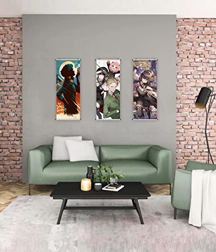 MayMay Anime Poster Scroll Fabric Printing Poster,Japanese Game Hanging Wall Art Room Decor,39.3x15.7inch(100x40cm)