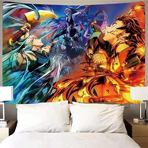 Timimo Anime Tapestry Poster - Japanese Anime Merchandise - Anime Decorations Wall Art - Room Decoration, Birthday Wallpaper 78.7x59 Inches
