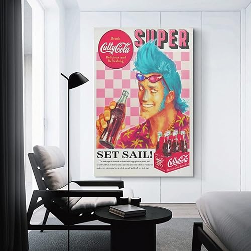 UCU Anime Posters One Pie Franky Poster for Bedroom Aesthetic Wall Decor Canvas Wall Art Gift Print 12x18inch(30x45cm)
