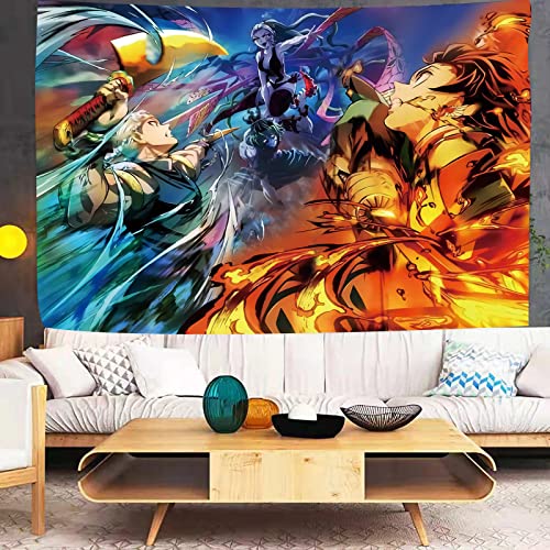Timimo Anime Tapestry Poster - Japanese Anime Merchandise - Anime Decorations Wall Art - Room Decoration, Birthday Wallpaper 78.7x59 Inches