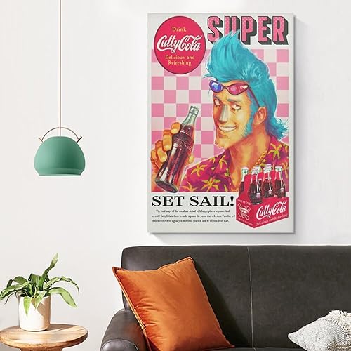 UCU Anime Posters One Pie Franky Poster for Bedroom Aesthetic Wall Decor Canvas Wall Art Gift Print 12x18inch(30x45cm)