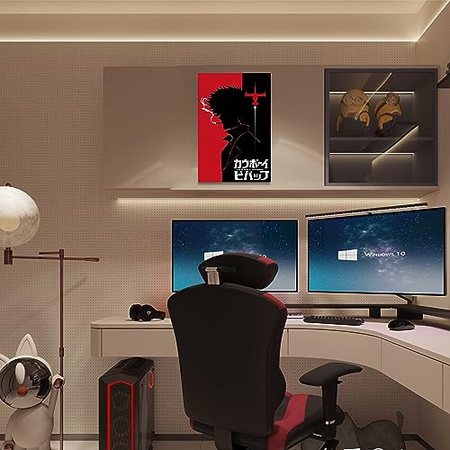 SOPIOTER Cowboy Bebop Anime Merchandise Gifts Posters Unframed Version Hd Poster For Living Room Bedroom Club Wall Art Decor Unframe 12x18inch(30x45cm)