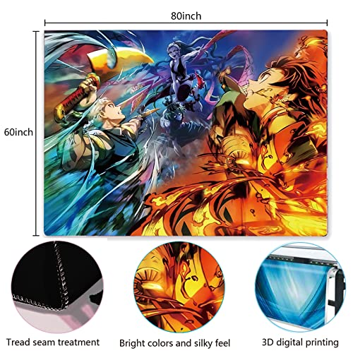 Timimo Anime Tapestry Poster - Japanese Anime Merchandise - Anime Decorations Wall Art - Room Decoration, Birthday Wallpaper 78.7x59 Inches
