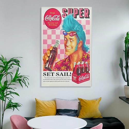UCU Anime Posters One Pie Franky Poster for Bedroom Aesthetic Wall Decor Canvas Wall Art Gift Print 12x18inch(30x45cm)