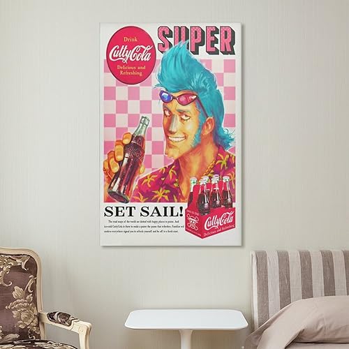 UCU Anime Posters One Pie Franky Poster for Bedroom Aesthetic Wall Decor Canvas Wall Art Gift Print 12x18inch(30x45cm)
