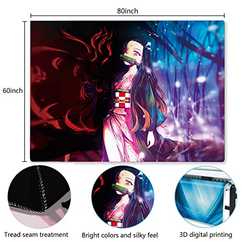 Anime Tapestry - Bedroom Poster - Japanese Anime Merchandise - Anime Decorations Wall Art - Room Decoration, Birthday Wallpaper 78.7x59 Inches