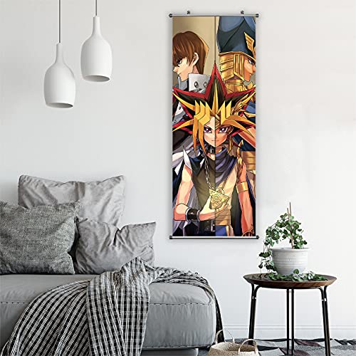 CosInStyle Anime Scroll Poster - Fabric Prints 100 cm x 40 cm | Premium and Artistic Anime Theme Gift | Japanese Game Hanging Wall Art Room Decor