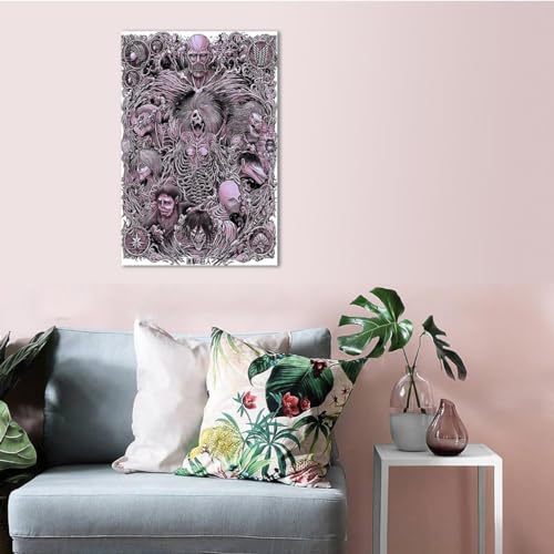 Nine Titan Poster Anime Posters Canvas Wall Art Personality Japan Manga Family Anime Decorative Painting Picture Print Horror Movie Poster Halloween Wall Decor Bedroom Aesthetic 16 * 24inch No Frame