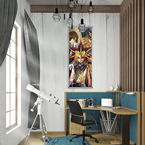 CosInStyle Anime Scroll Poster - Fabric Prints 100 cm x 40 cm | Premium and Artistic Anime Theme Gift | Japanese Game Hanging Wall Art Room Decor