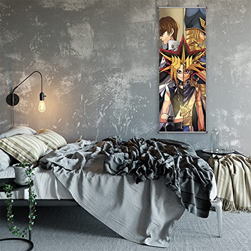 CosInStyle Anime Scroll Poster - Fabric Prints 100 cm x 40 cm | Premium and Artistic Anime Theme Gift | Japanese Game Hanging Wall Art Room Decor