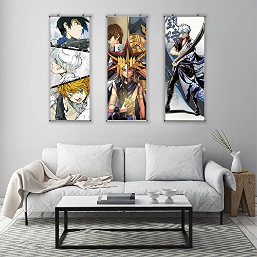 CosInStyle Anime Scroll Poster - Fabric Prints 100 cm x 40 cm | Premium and Artistic Anime Theme Gift | Japanese Game Hanging Wall Art Room Decor
