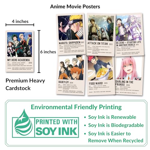 Jack Meets Kate Anime Posters for Room Aesthetic, Anime Stickers, Ivy vines | Demon Slayer, Jujutsu Kaisen, One Piece, Death Note, Naruto Wall Decor for Teen Girls Bedroom, Anime Lovers - 103 Pcs