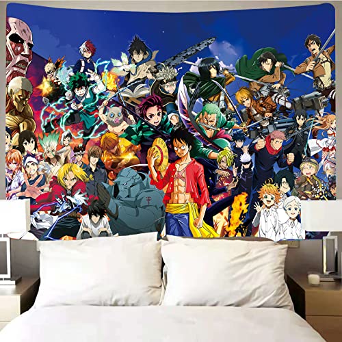 Brandname Japanese Anime-Tapestry-Posters, Large Mural Scrolls Suitable For Living Room, Bedroom 60inchX80inchIN