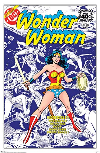 Trends International DC Comics - Wonder Woman - Cover Wall Poster, 22.375" x 34", Premium Unframed Version