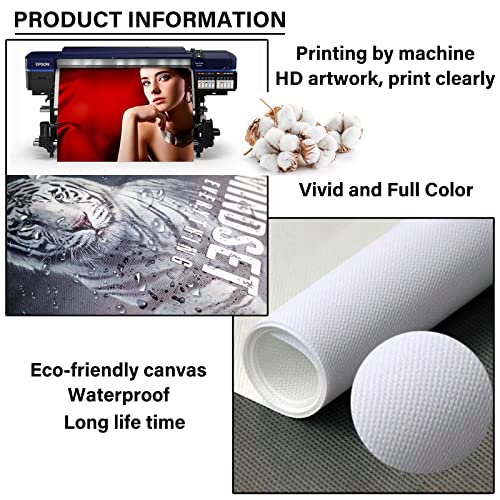 Anime Poster 5 Piece Canvas Wall Art Luffy Lzuku Tanjirou Print Painting Picture Artwork for Home Room Decoration Boy Gift 60x32inch (Unframed, ANIME-01)