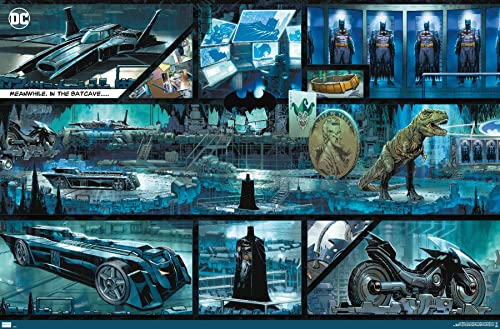 Trends International DC Comics Batman - The Batcave Wall Poster, 22.37" x 34.00", Premium Unframed Version