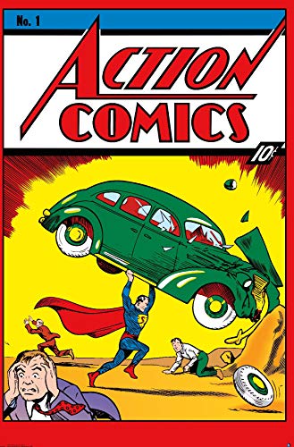 Trends International 24X36 DC Comics - Superman - Action Comics Cover #1 Wall Poster, 24" x 36", Premium Unframed Version