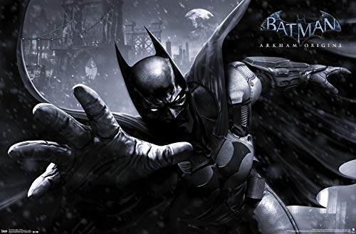 Trends International DC Comics VIdeo Game - Arkham Origins - Batman Wall Poster, 22.375" x 34", Premium Unframed Version