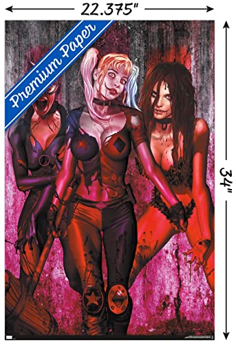 Trends International DC Comics - Harley Quinn - DCeased #1 Variant Wall Poster, 22.375" x 34", Premium Unframed Version
