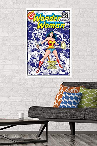 Trends International DC Comics - Wonder Woman - Cover Wall Poster, 22.375" x 34", Premium Unframed Version