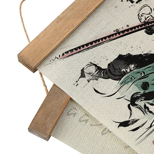 MCHCOS Anime Scroll Poster Anime Room Decor Canvas Wall Art For Bedroom Decor 13x20in