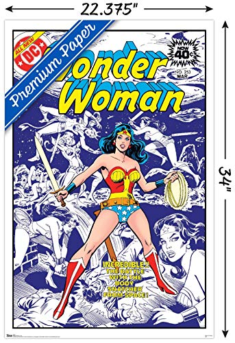 Trends International DC Comics - Wonder Woman - Cover Wall Poster, 22.375" x 34", Premium Unframed Version