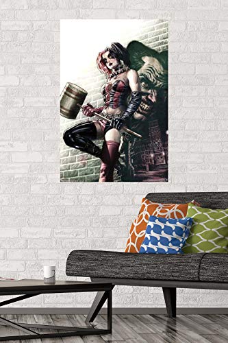 Trends International DC Comics - Harley Quinn - Wall Wall Poster, 22.375" x 34", Premium Unframed Version