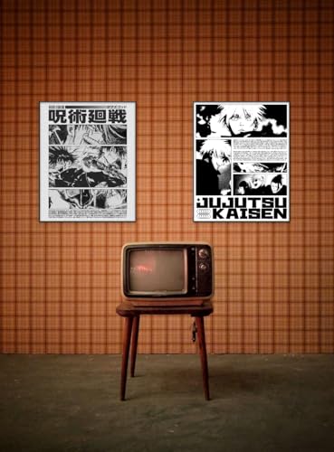 Ouroboros Art & Design - Sorcery Showdown: Jujutsu Kaisen Anime Poster Set - Jujutsu Kaisen Anime Manga Posters Yuji Itadori - 6 Pieces - 8x10'' Inch - Unframed