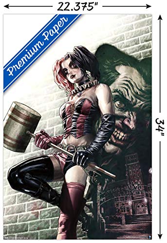 Trends International DC Comics - Harley Quinn - Wall Wall Poster, 22.375" x 34", Premium Unframed Version