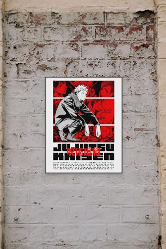 Ouroboros Art & Design - Sorcery Showdown: Jujutsu Kaisen Anime Poster Set - Jujutsu Kaisen Anime Manga Posters Yuji Itadori - 6 Pieces - 8x10'' Inch - Unframed
