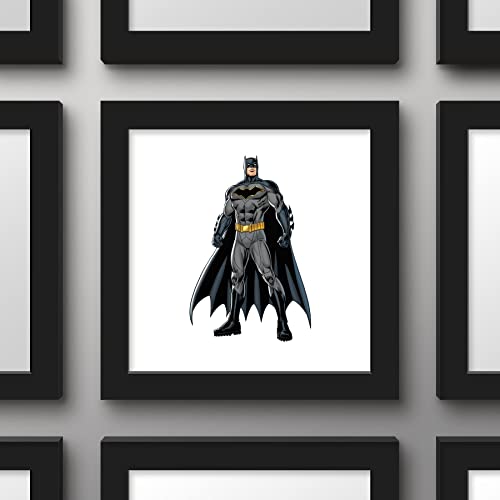 Trends International Gallery Pops DC Comics Batman - Gotham Hero Wall Art Wall Poster, 12" x 12", Black Framed Version