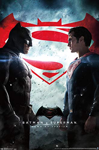 Trends International DC Comics Movie - Batman v Superman - One Sheet Wall Poster, 22.375" x 34", Premium Unframed Version