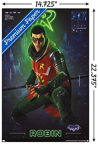 Trends International DC Comics Gotham Knights - Robin Wall Poster, 14.725" x 22.375", Premium Unframed Version