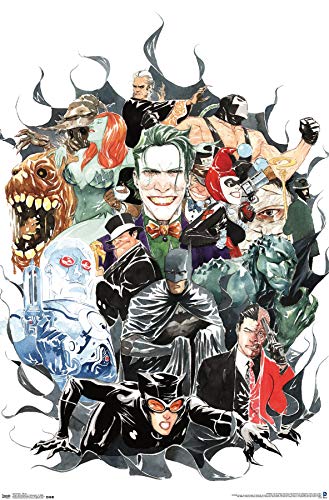 Trends International DC Comics - Batman - VIllains Wall Poster, 22.375" x 34", Premium Unframed Version