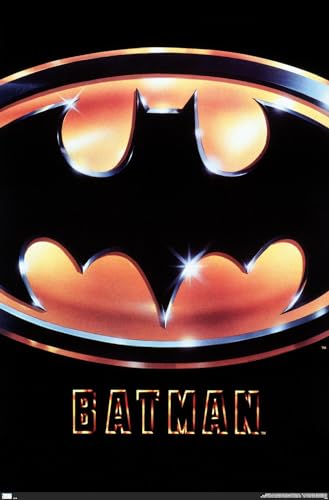 Trends International DC Comics Movie Batman (1989) - Logo One Sheet Wall Poster, 22.37" x 34.00", Premium Unframed Version