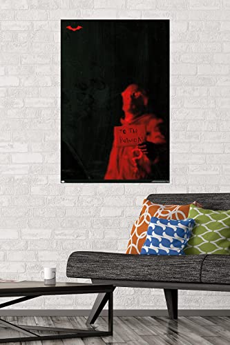 Trends International DC Comics Movie The Batman - The Riddler Teaser One Sheet Wall Poster, 22.375" x 34", Premium Unframed Version