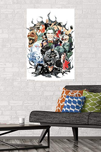 Trends International DC Comics - Batman - VIllains Wall Poster, 22.375" x 34", Premium Unframed Version