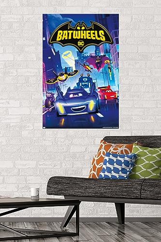 Trends International DC Comics TV Batwheels - Key Art Wall Poster