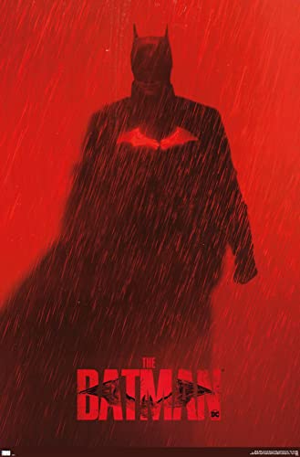 Trends International DC Comics Movie The Batman - Batman Teaser One Sheet Wall Poster, 22.375" x 34", Premium Unframed Version