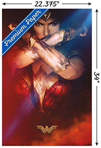 Trends International DC Comics Movie - Wonder Woman - Bracelets One Sheet Wall Poster, 22.375" x 34", Premium Unframed Version
