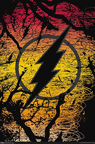 Trends International DC Comics - The Flash - Logo Wall Poster, 22.375" x 34", Premium Unframed Version