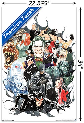 Trends International DC Comics - Batman - VIllains Wall Poster, 22.375" x 34", Premium Unframed Version
