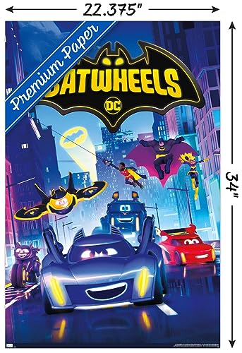 Trends International DC Comics TV Batwheels - Key Art Wall Poster