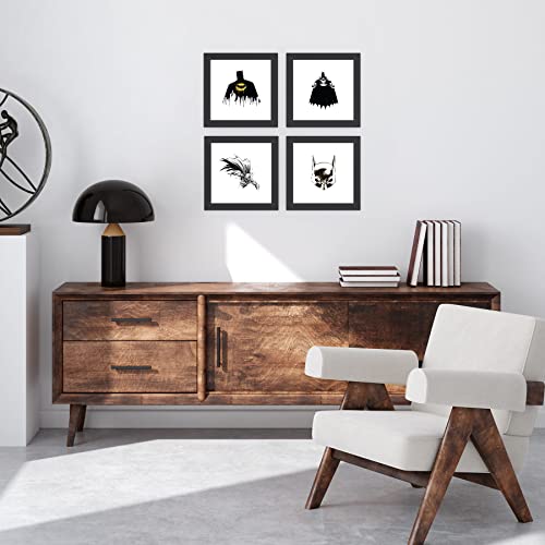 Trends International Gallery Pops DC Comics Batman - Gotham Hero Wall Art Wall Poster, 12" x 12", Black Framed Version