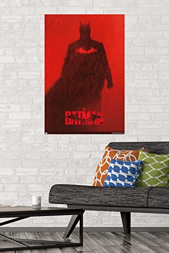 Trends International DC Comics Movie The Batman - Batman Teaser One Sheet Wall Poster, 22.375" x 34", Premium Unframed Version
