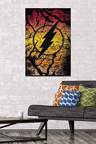 Trends International DC Comics - The Flash - Logo Wall Poster, 22.375" x 34", Premium Unframed Version